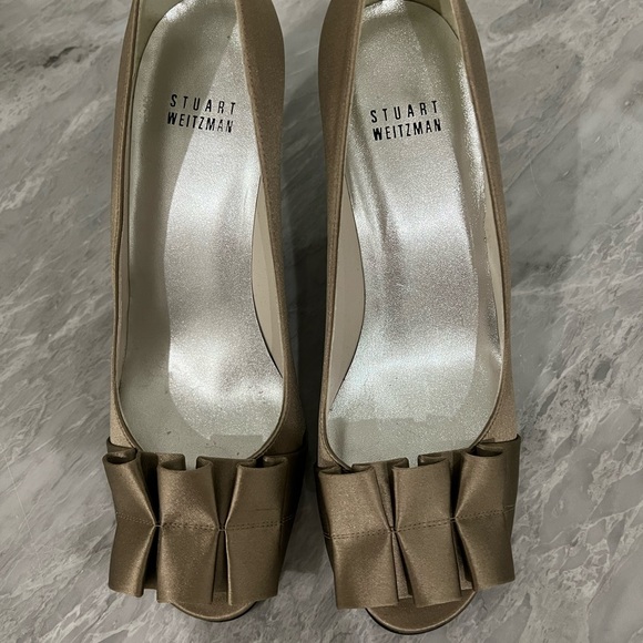 Stuart Weitman Satin Heels - Picture 2 of 6